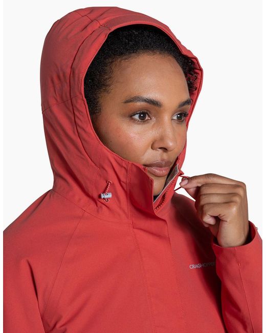 Craghoppers Red Ladies Caldbeck Ii Thermic Jacket
