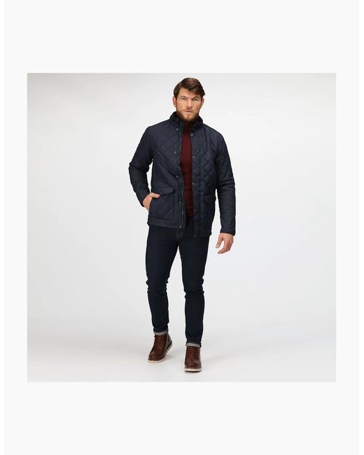 Regatta Blue Professional Quilted Jacket for men