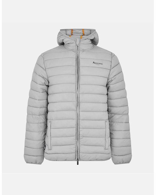 Aquascutum Gray Puffer Jacket for men