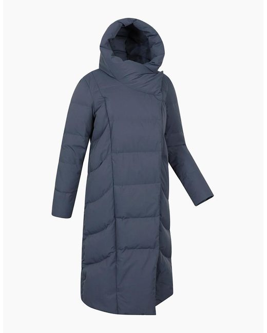 Mountain Warehouse Blue Ladies Extreme Wrap Down Jacket
