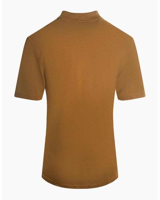 Lyle & Scott Brown Farrier Bronze Plain Polo Shirt for men