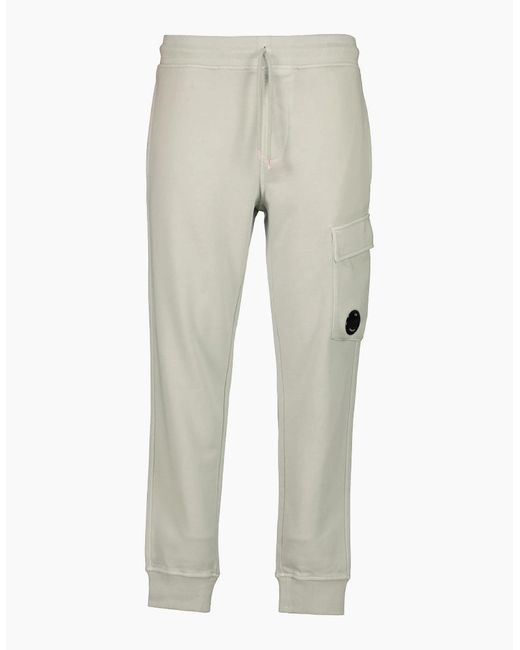 C P Company Natural Resist Dyed Diagonal Fleece Lens Sweatpants for men