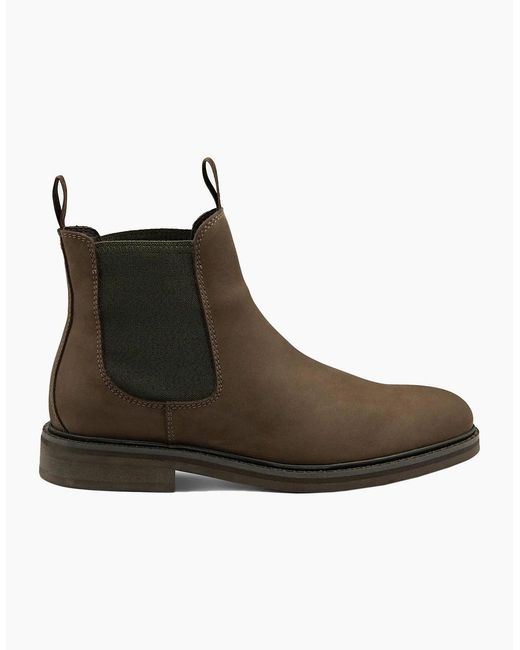 Loake Brown Ducksworth Chelsea Boot Nubuck for men