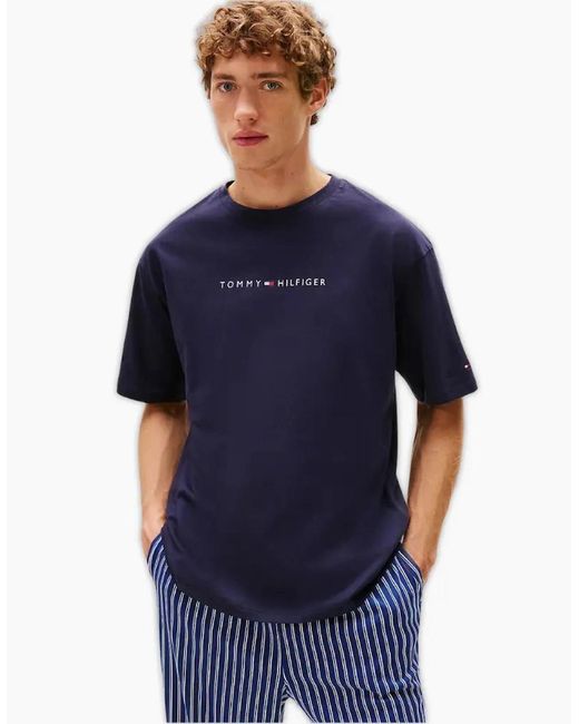 Tommy Hilfiger Blue Th Original T-Shirt, Desert Sky for men