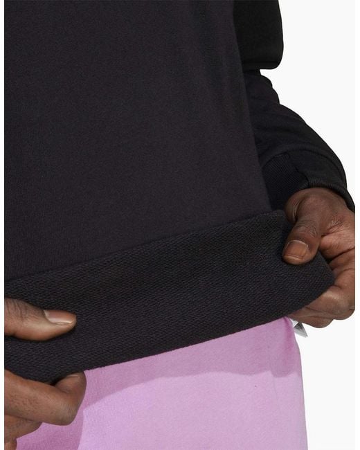 Adidas Black A Szn Ft Crw Sweatshirt for men