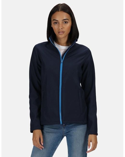 Regatta Blue Professional /Ladies Printable Soft Shell Jacket