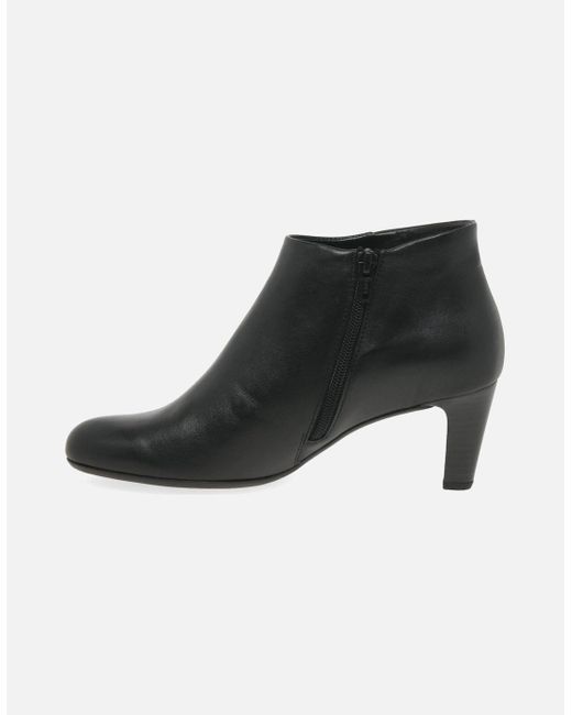 Gabor Black Fatale Ankle Boots