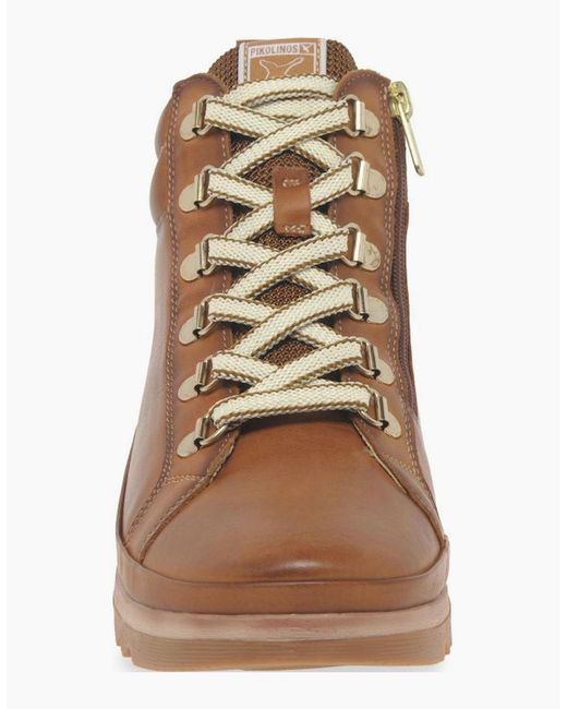 Pikolinos Brown Vigo Ankle Boots
