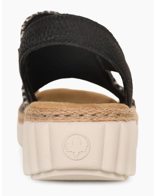 Rieker Black Cuba Sandals
