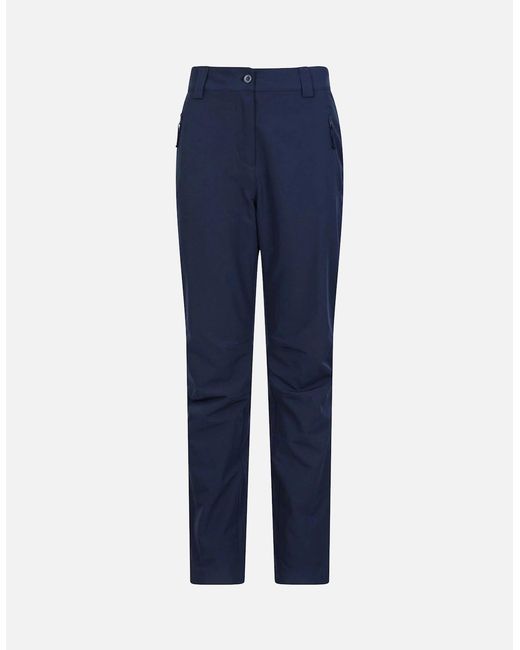 Mountain Warehouse Blue Ladies Arctic Ii Stretch Fleece Lined Regular Trousers