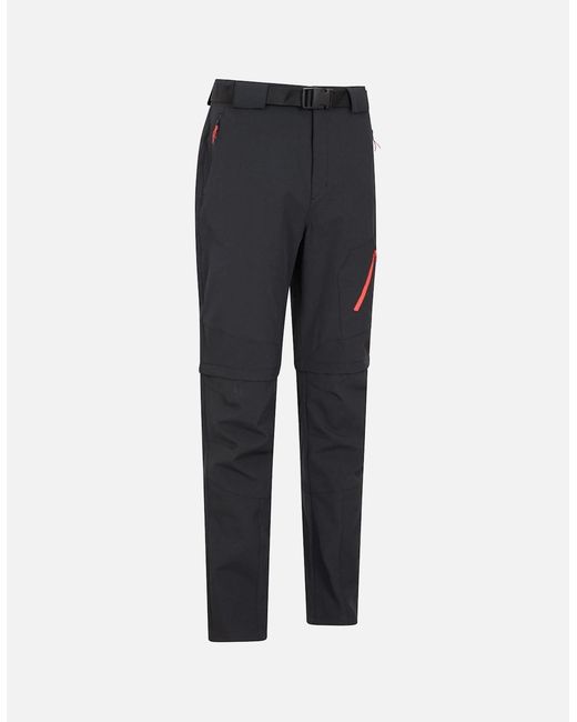 Mountain Warehouse Blue Forest Convertible Hiking Trousers for men