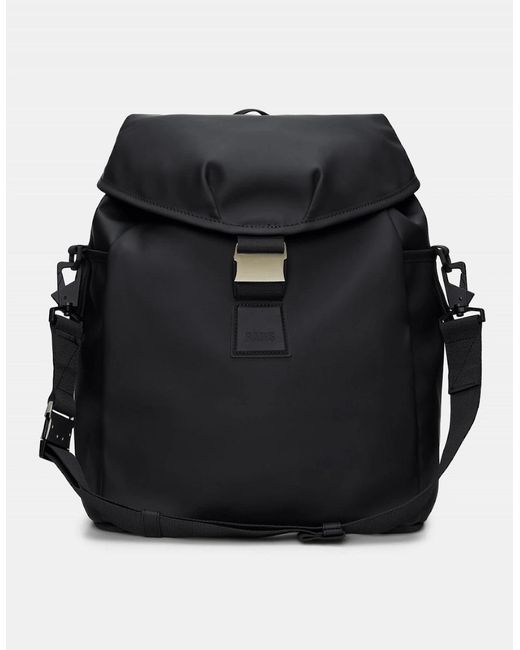 Rains Black Valera Bucket Backpack