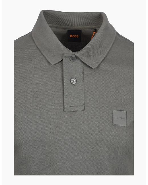 Boss Gray Boss Passenger Polo Dark for men