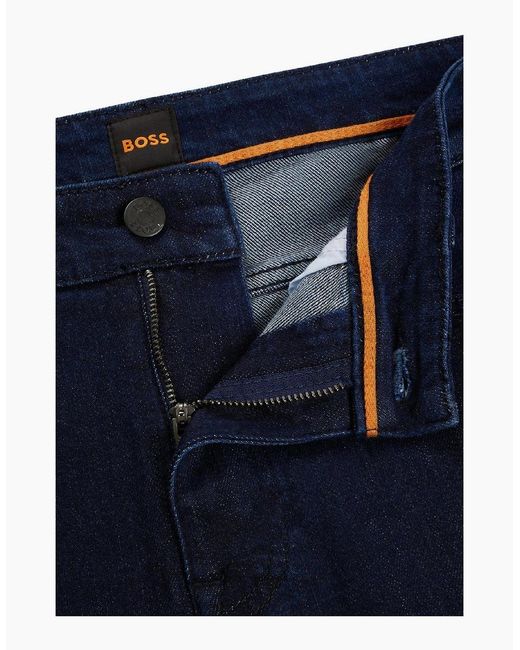 Boss Blue Delaware Slim Fit Jeans for men