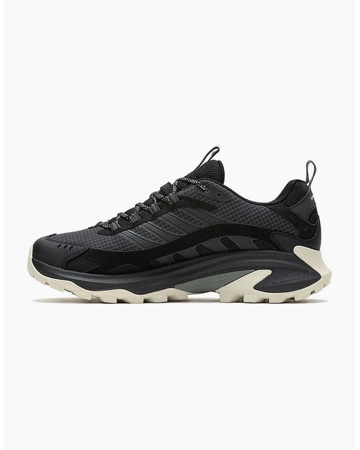 Merrell Black Moab Speed 2 Goretex Shoes for men