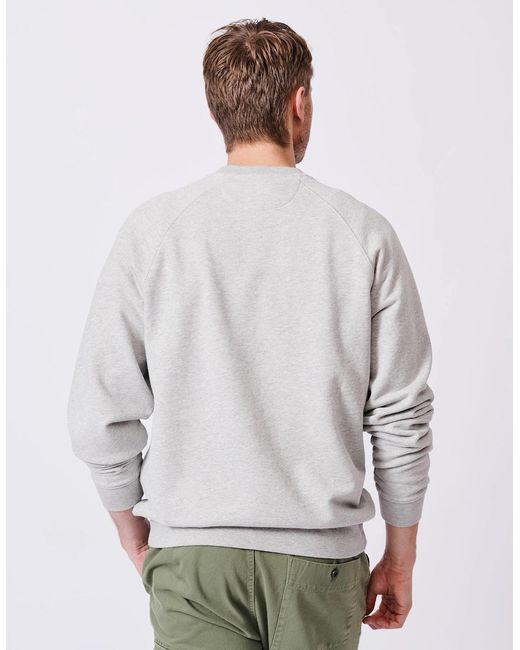 aubi Gray Ash Crew Neck for men