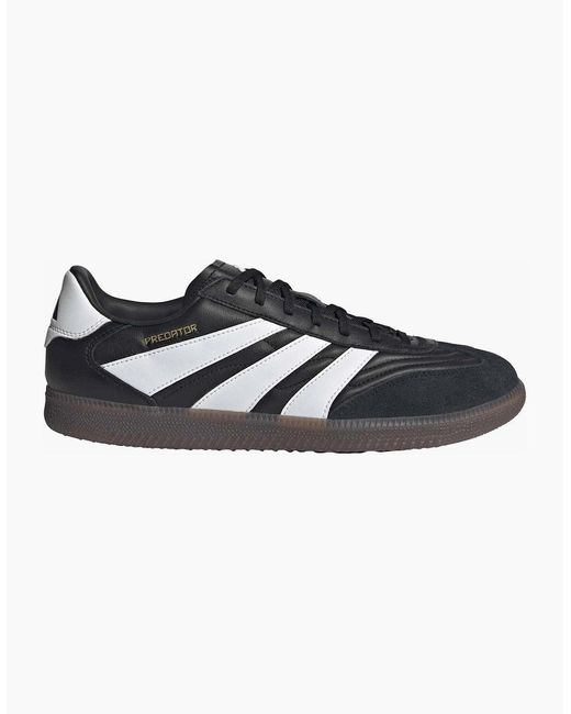 Adidas Predator Black Predator Freestyle Lace Up Low Top Sneakers for men