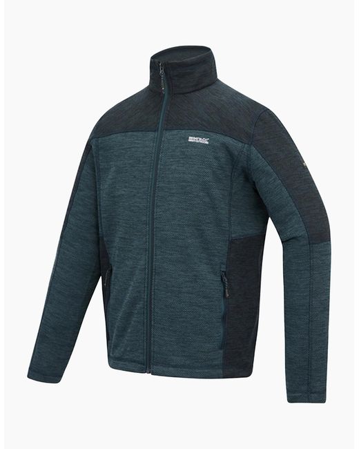 Regatta Blue Highton Fleece Full Zip Midlayer for men