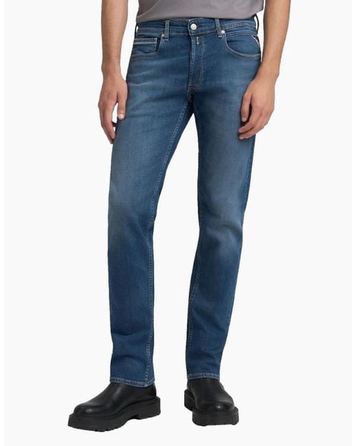 Replay Blue Grover Jeans A1-25 007 Dark for men