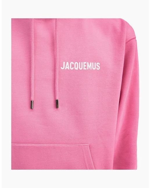 Jacquemus Pink Le Sweatshirt Hoodie for men