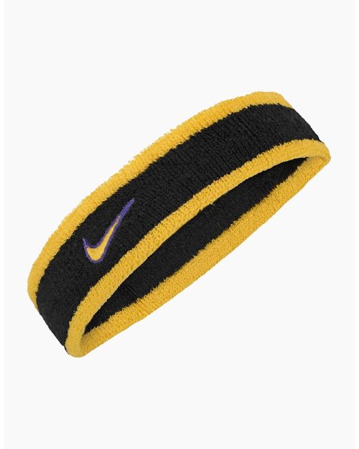 Nike Yellow Classic Swoosh Headband for men