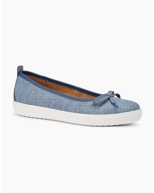Hotter Blue Willa Slip On Shoes