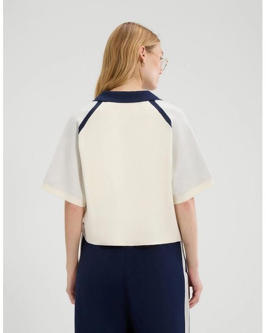 Ellesse Blue Brunelli Knitted Polo