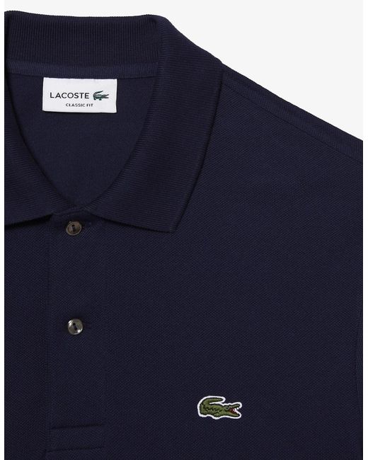 Lacoste Blue Long Sleeved Polo Shirt for men