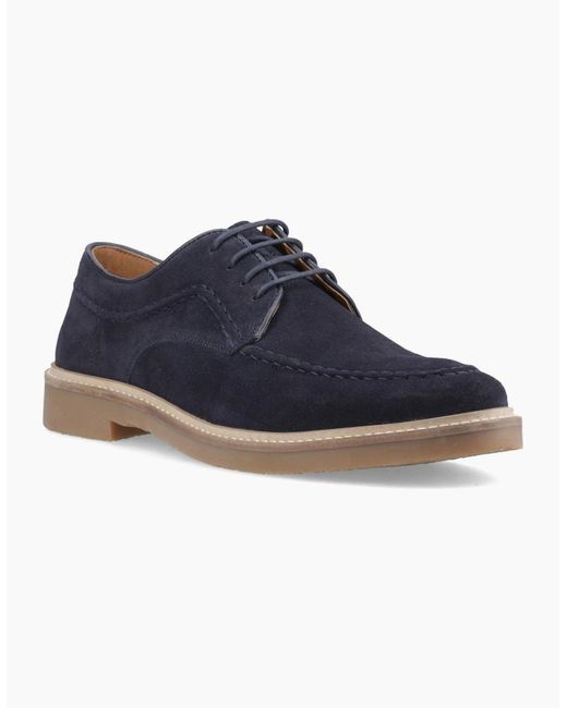 Hush Puppies Blue Genny Lace Up Shoes for men
