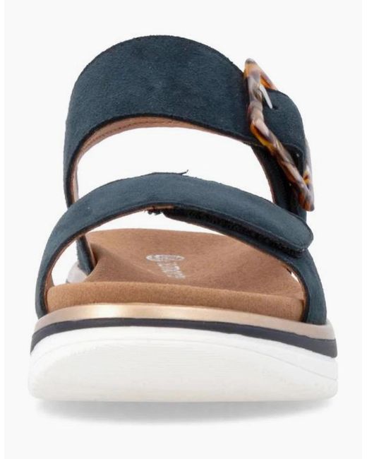 Remonte Blue Ladies Sandals D1J62-14