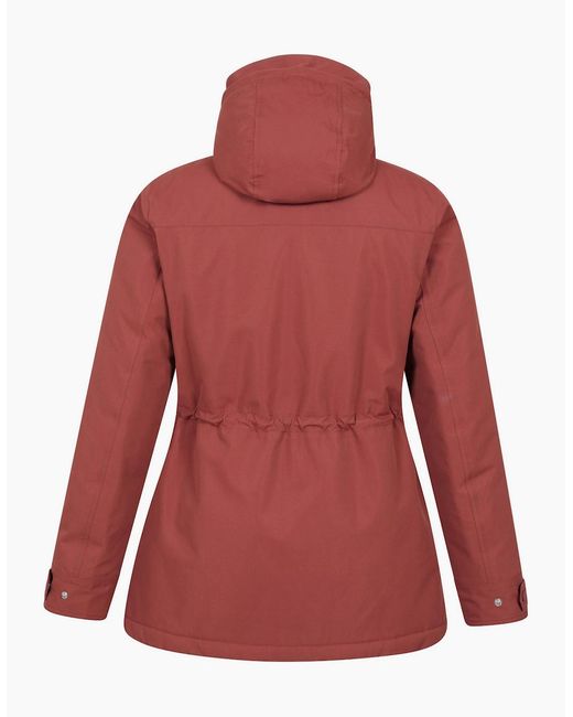 Mountain Warehouse Red Ladies Maple Waterproof Padded Jacket