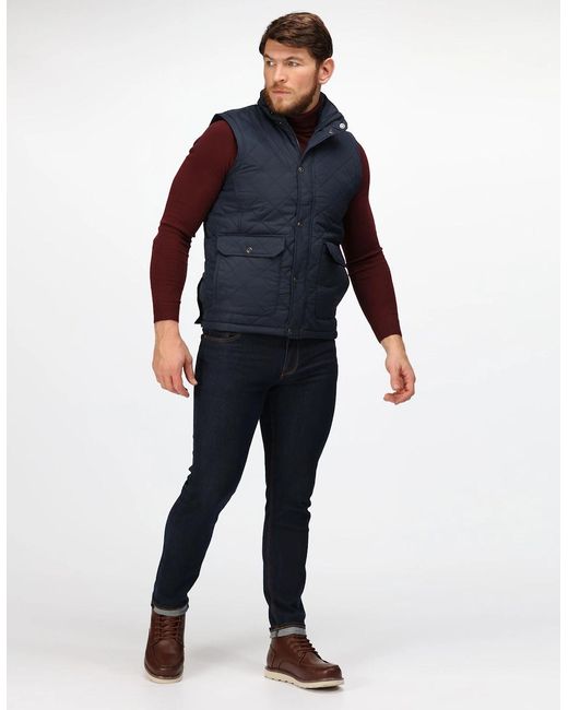 Regatta Blue Tyler Sleeveless Bodywarmer/Gilet for men