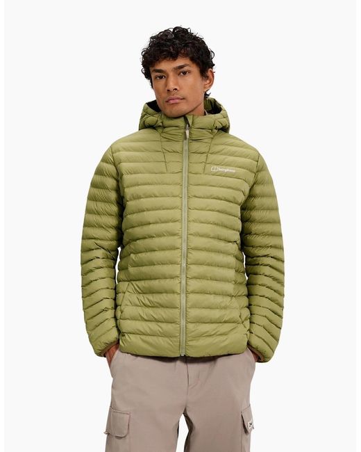 Berghaus Green Vaskye Padded Hooded Jacket for men