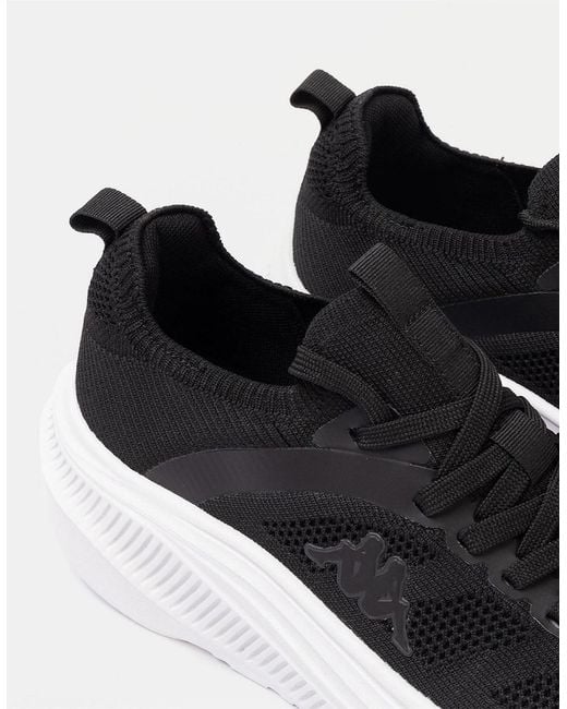 Kappa Black Knit Trainers for men