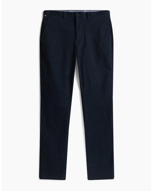 Tommy Hilfiger Blue Core Denton Essential Straight Twill Chinos for men