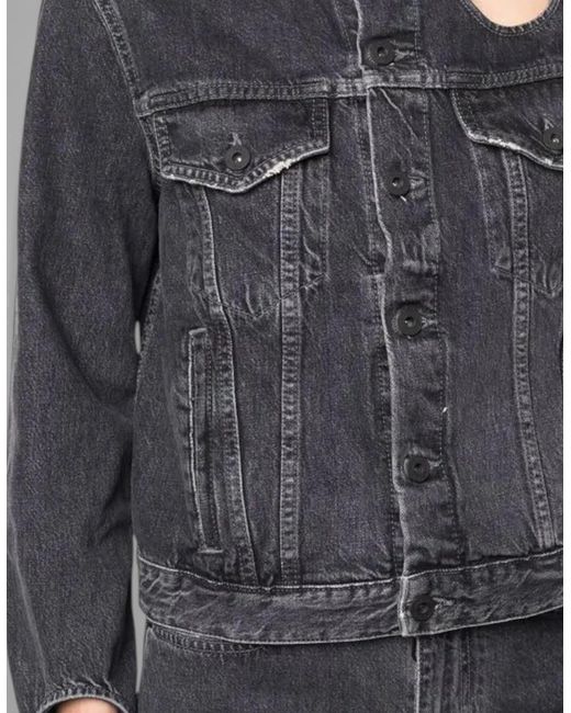 Off-White c/o Virgil Abloh Black Meteor Regular Jacket Dark