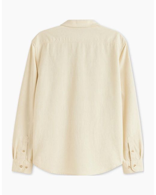 Boglioli White Soft Cotton Shirt for men