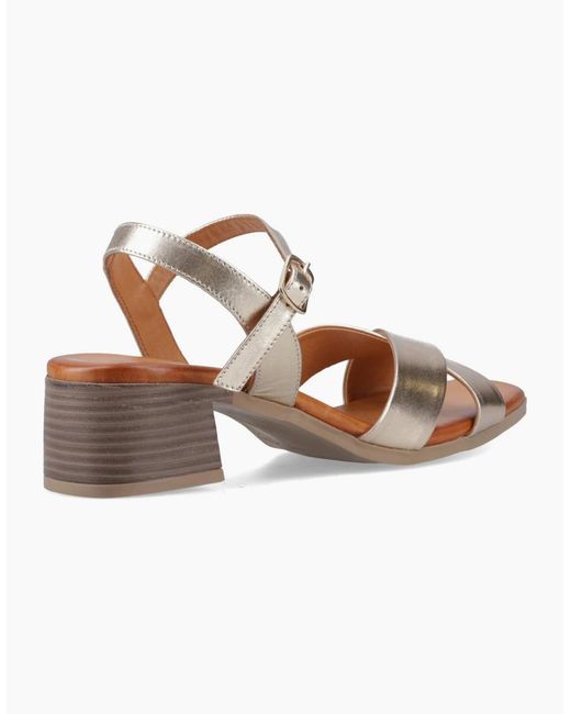 Hush Puppies Metallic Regina Heeled Sandals