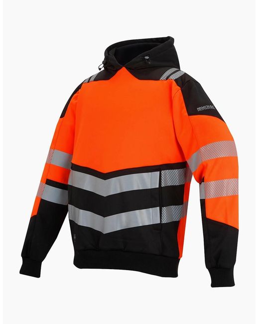 Regatta Yellow Professional High-Vis Hoodie for men