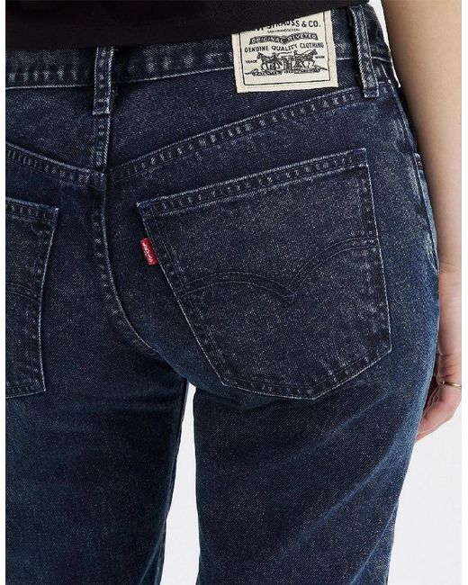 Levi's Blue Levi's Mid Rise Straight Leg Jeans
