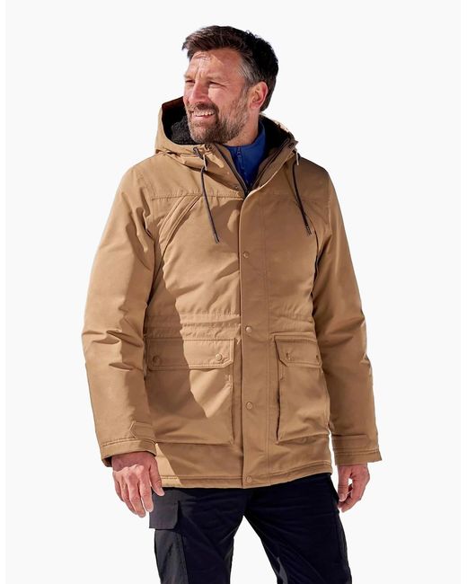 Mountain Warehouse Brown Marlow Waterproof Parka for men