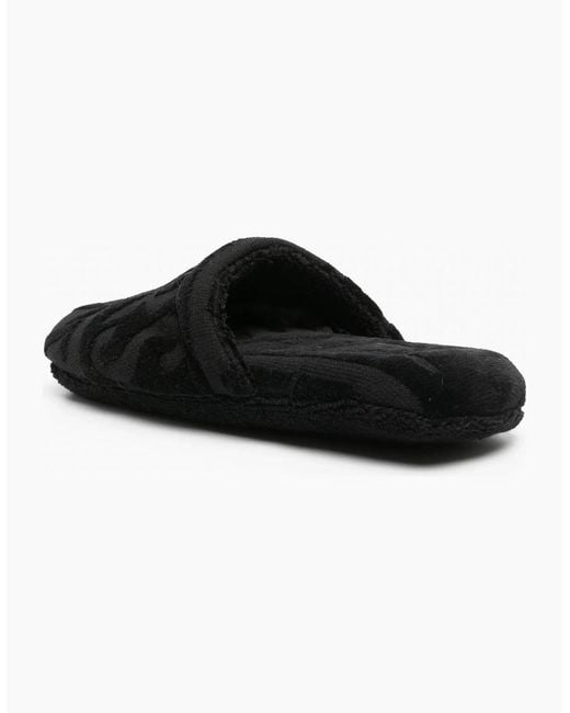 Versace Black Bath Slippers The for men
