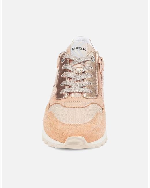 Geox Pink Tabelya 0 Peach Trainers