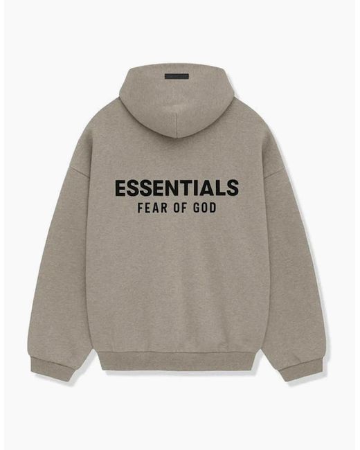 Fear Of God Gray Fleece Hoodie 'Heather'
