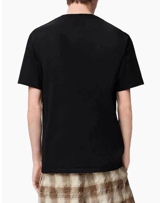Loewe Black Pocket Embroidered Logo T-Shirt for men