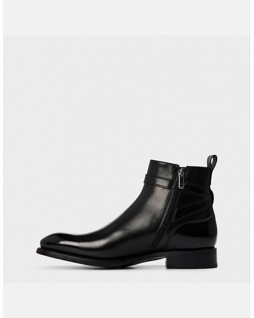 Boss Black Round Toe Low Heel Chelsea Oxfords for men