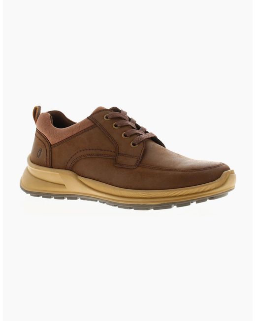 Hush Puppies Brown Shoes Casual Adam Leather Uk Size for men