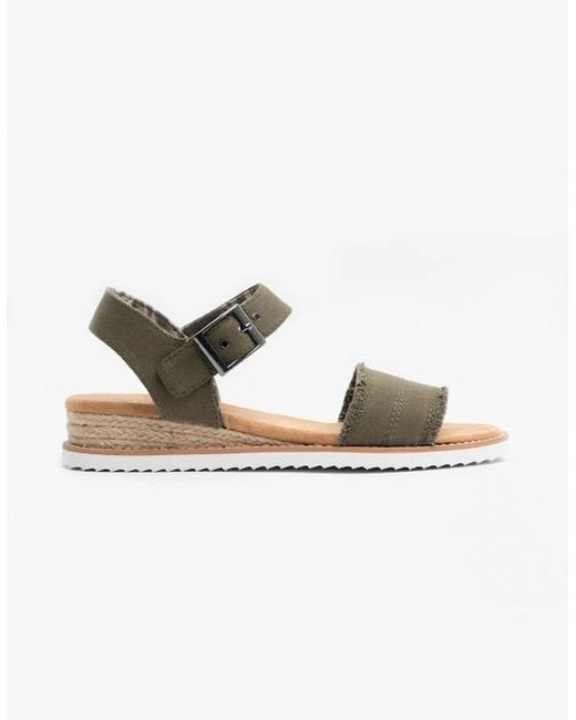 Skechers Metallic 113541/Olv Desert Kiss-Adobe Princess Strap Sandals