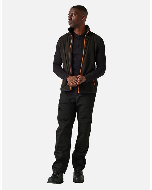 Regatta Black Professional Fleece Gilet for men