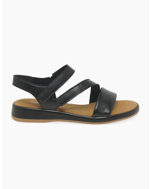 Gabor Black Oporto Sandals